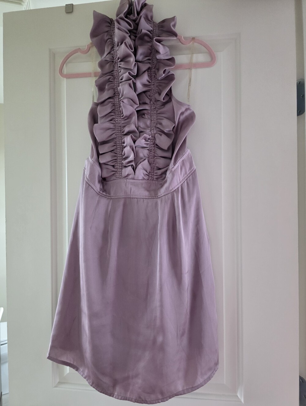 Ruffle Halter Dress